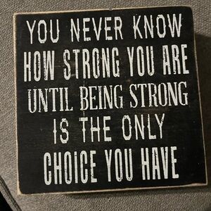 New Motivational Black and White Wall Art 6x6